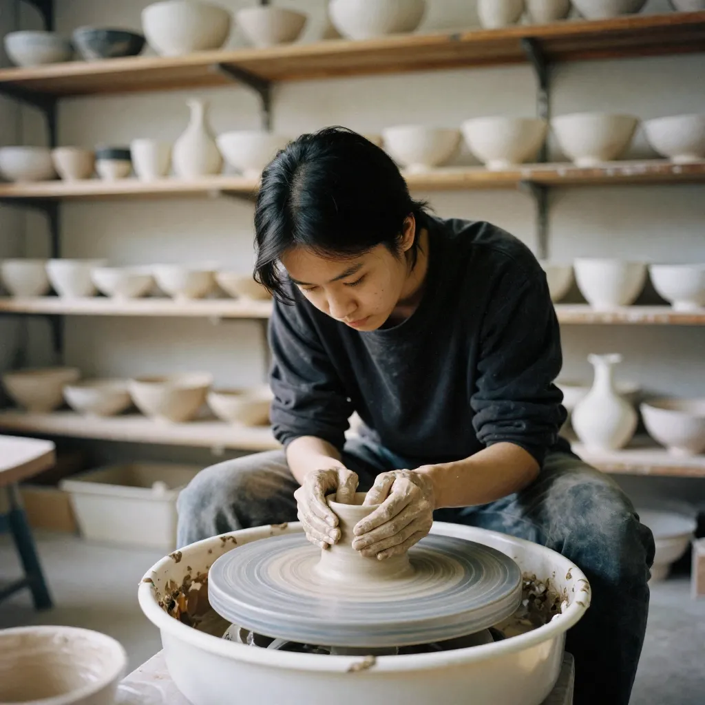 Plato de cerámica decorativo