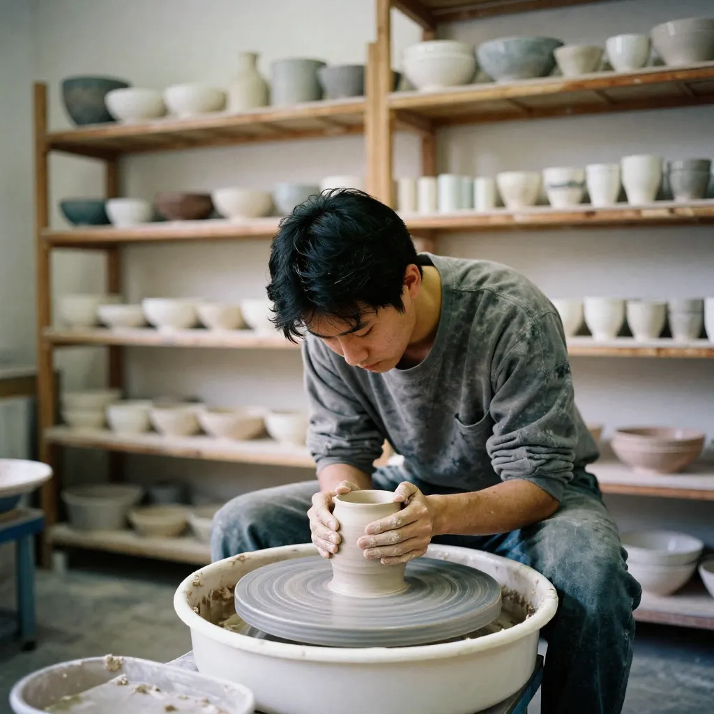 Cuenco artesanal de arcilla natural