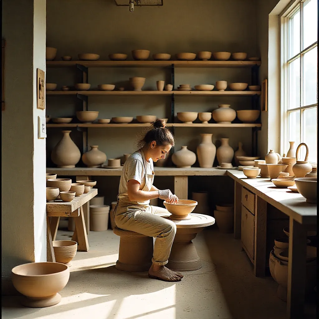 Plato decorativo de cerámica