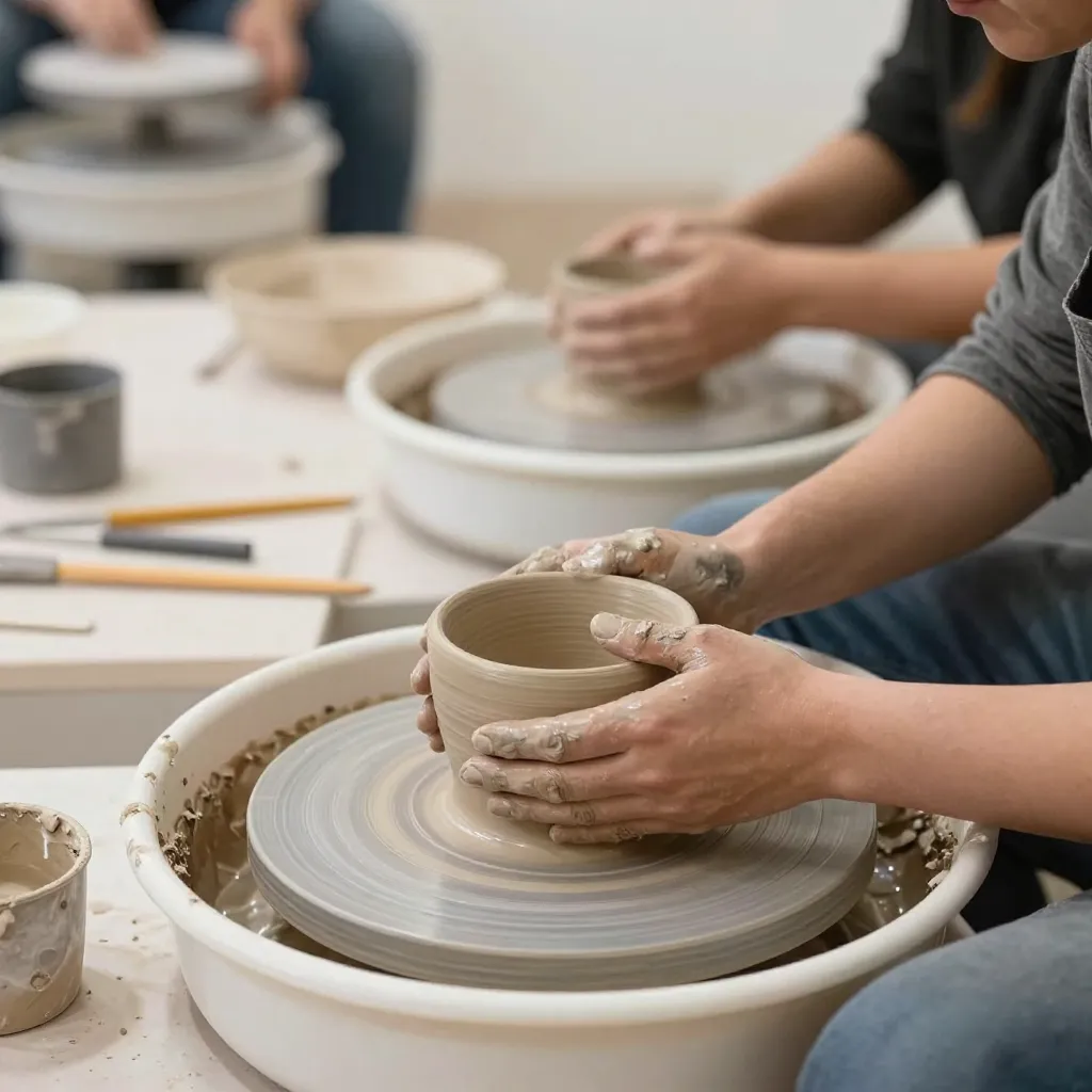 Aplicación de esmaltes naturales