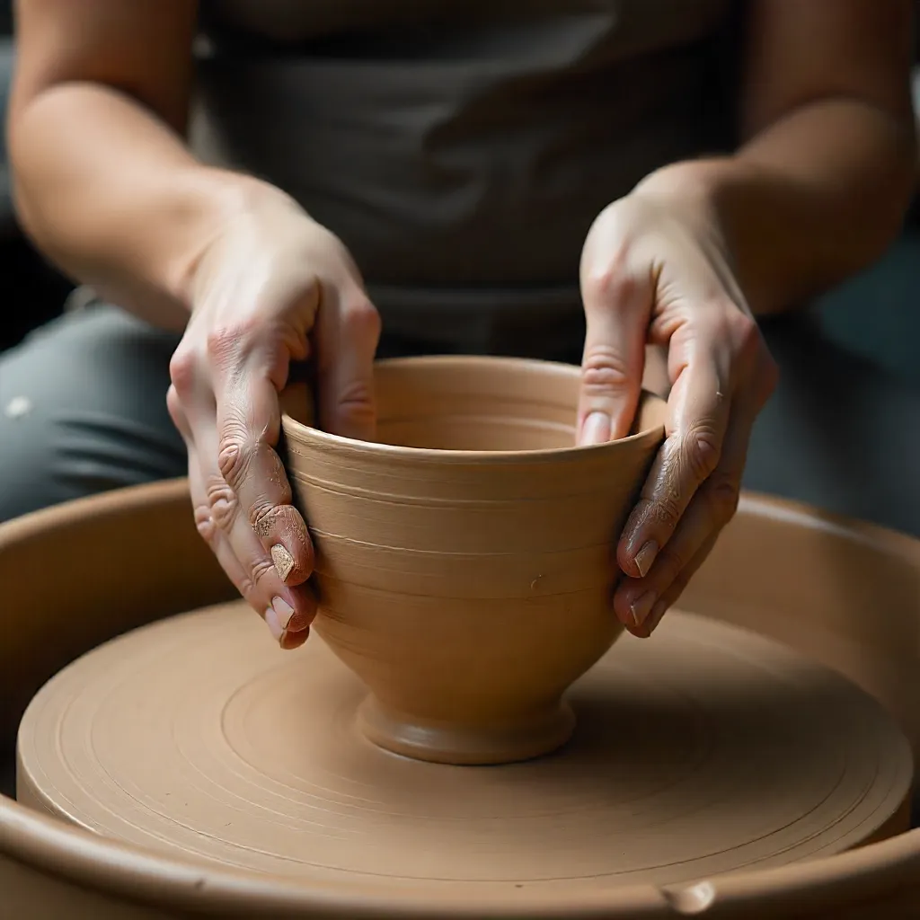 Tetera de cerámica artesanal